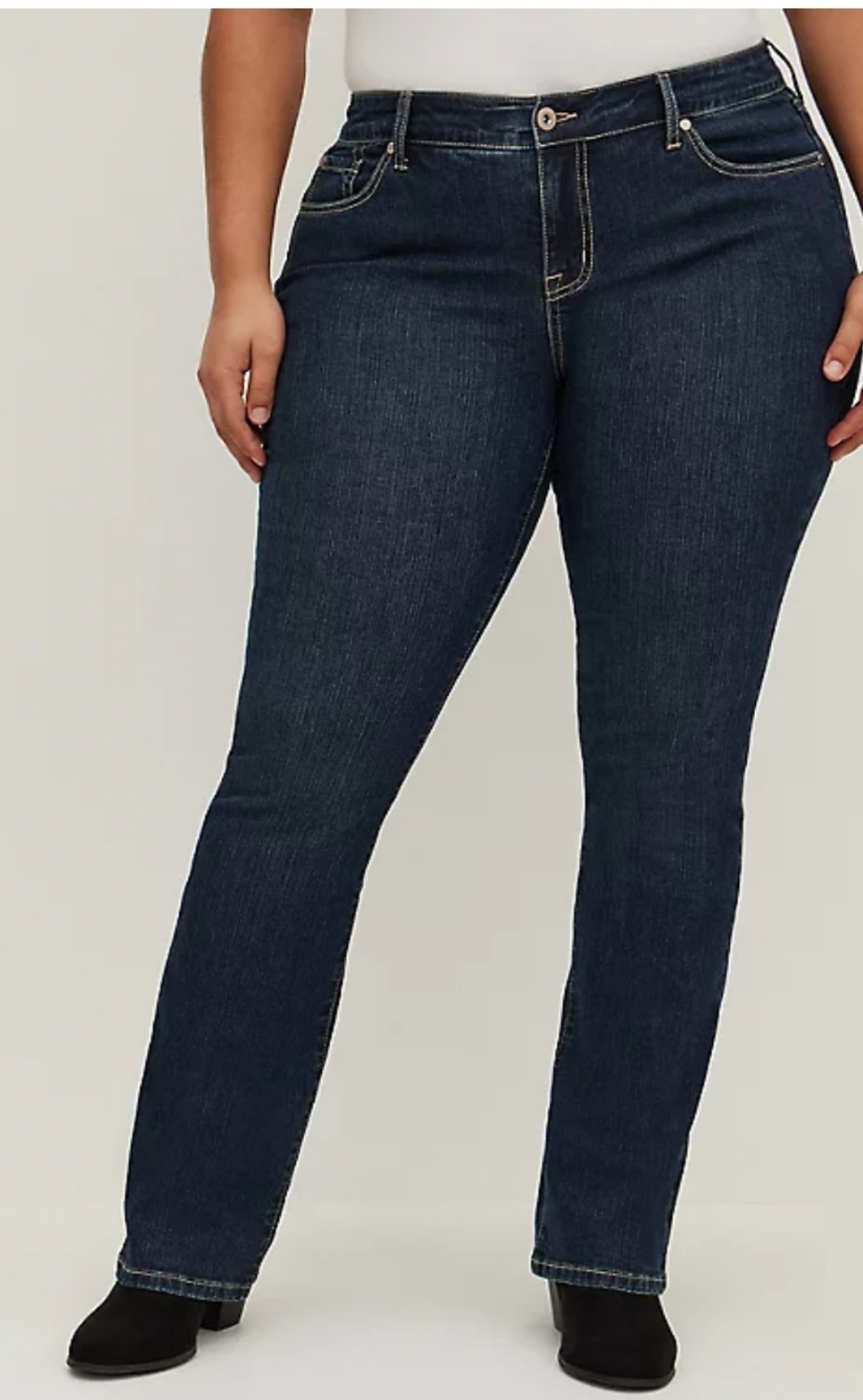Torrid Mid-Rise Boot Cut Jeans